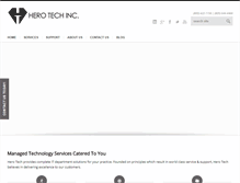 Tablet Screenshot of herotechinc.com